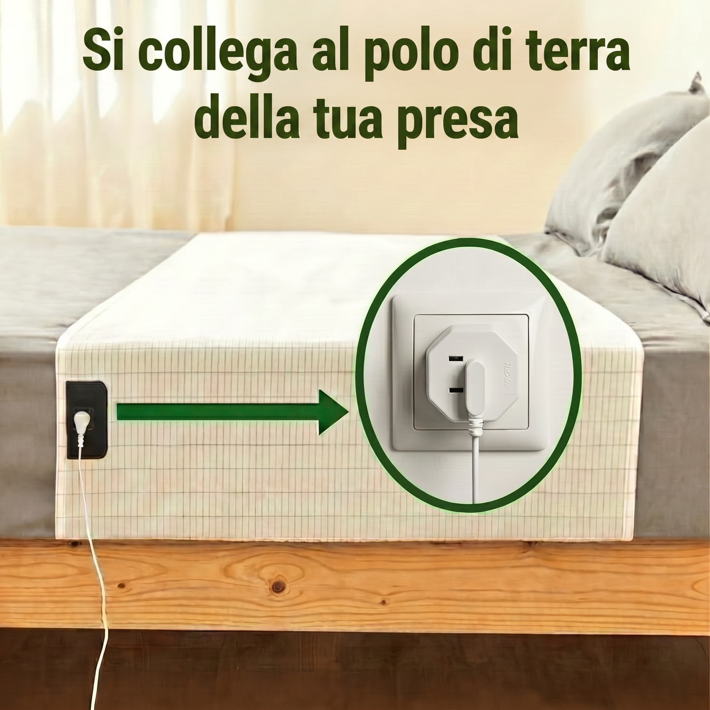 Lenzuolo earthing Zero-Volt™