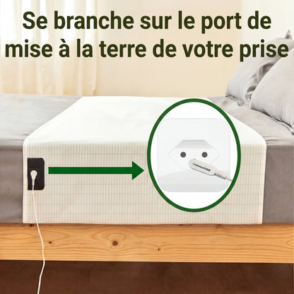 Drap d'Earthing Zéro-Volt™