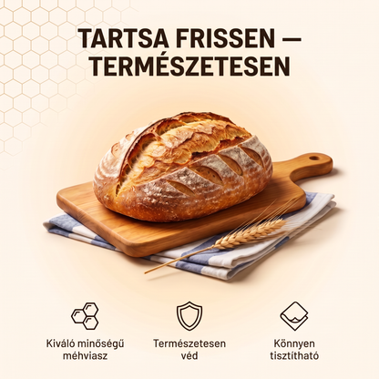 Tartsa frissen a kenyerét, teljesen természetesen