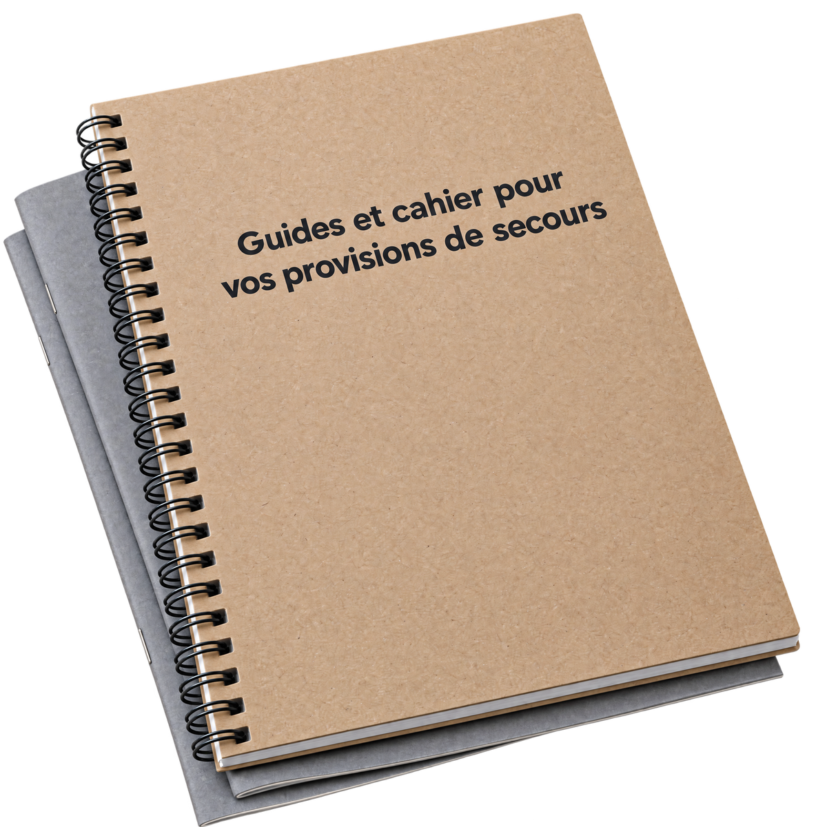 Guides et cahier pour vos provisions de secours