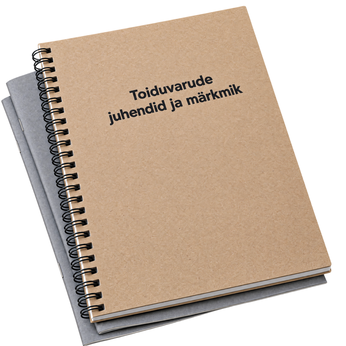 Toiduvarude juhendid ja märkmik