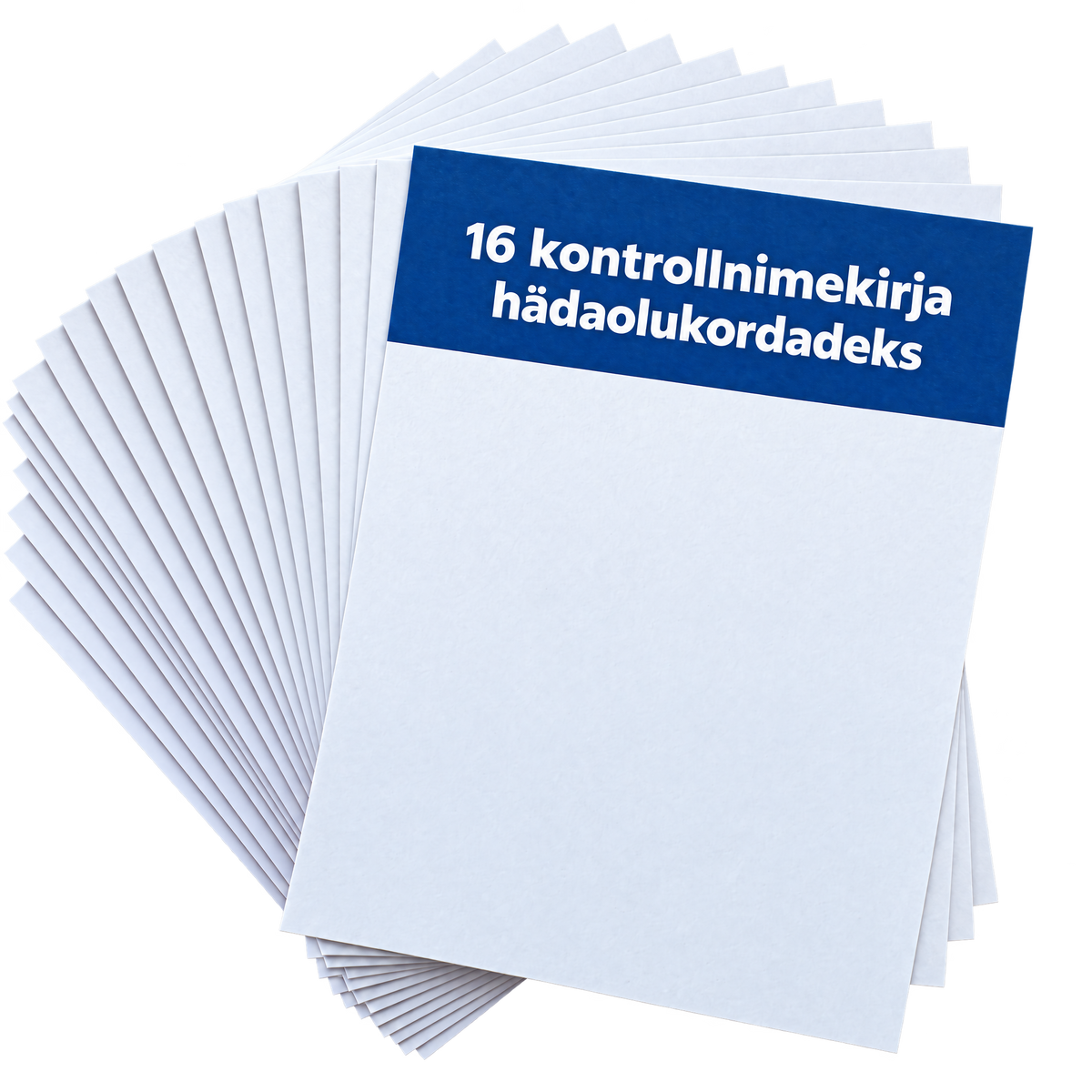 16 kontrollnimekirja hädaolukordadeks