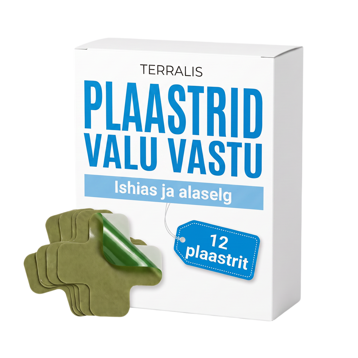 Plaastrid valu vastu : ishias ja alaselg, 12 plaastrit