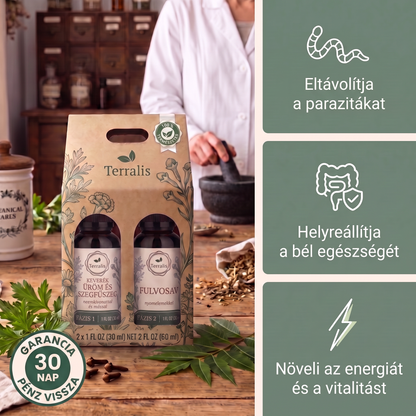 Klenza 2 fázisú bélrendszer-tisztító készlet