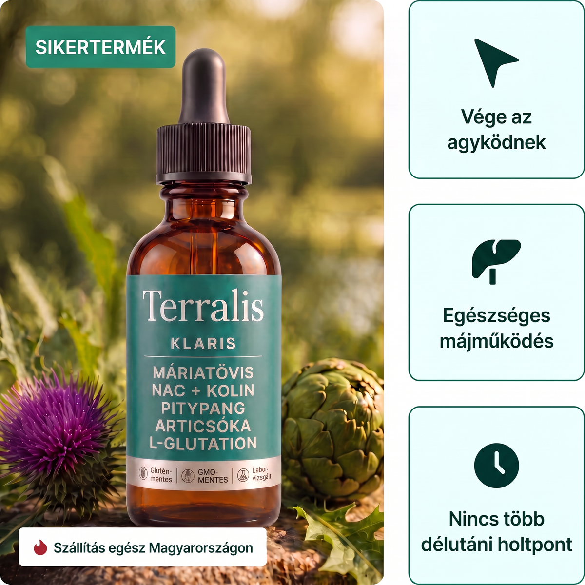 Klaris üvegcse pipettával és három előnnyel