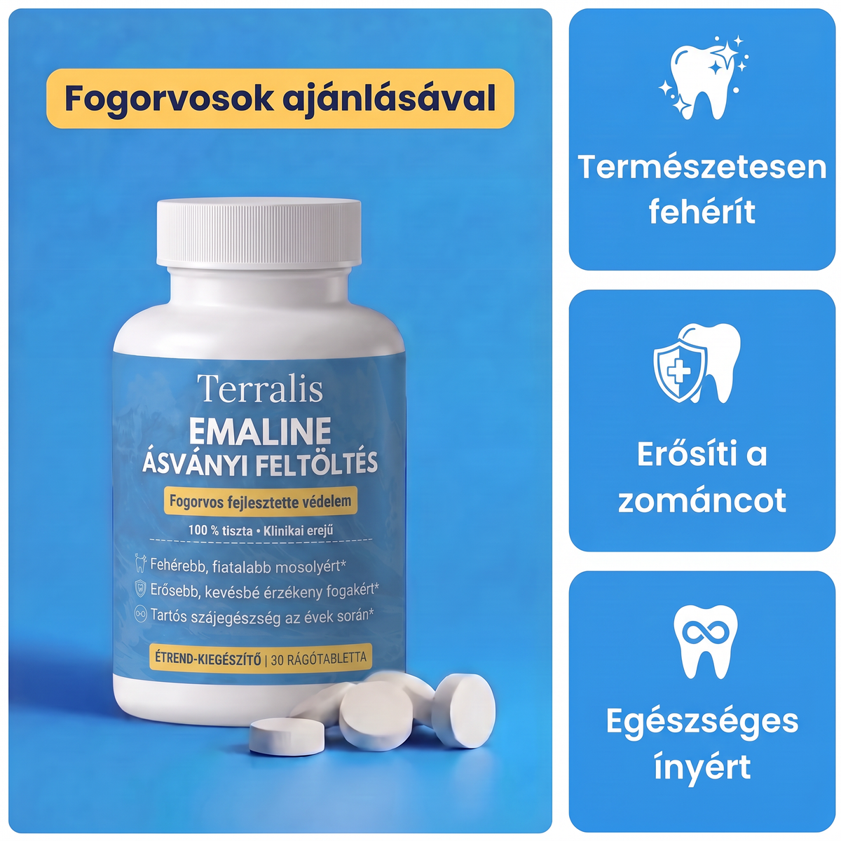Emaline flakon és három fő előnye a fogzománcra és az ínyre