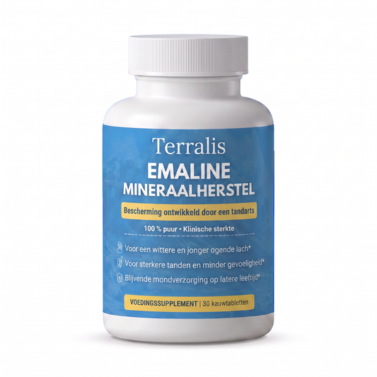 Potje Emaline-kauwtabletten voor glazuur en tandvlees