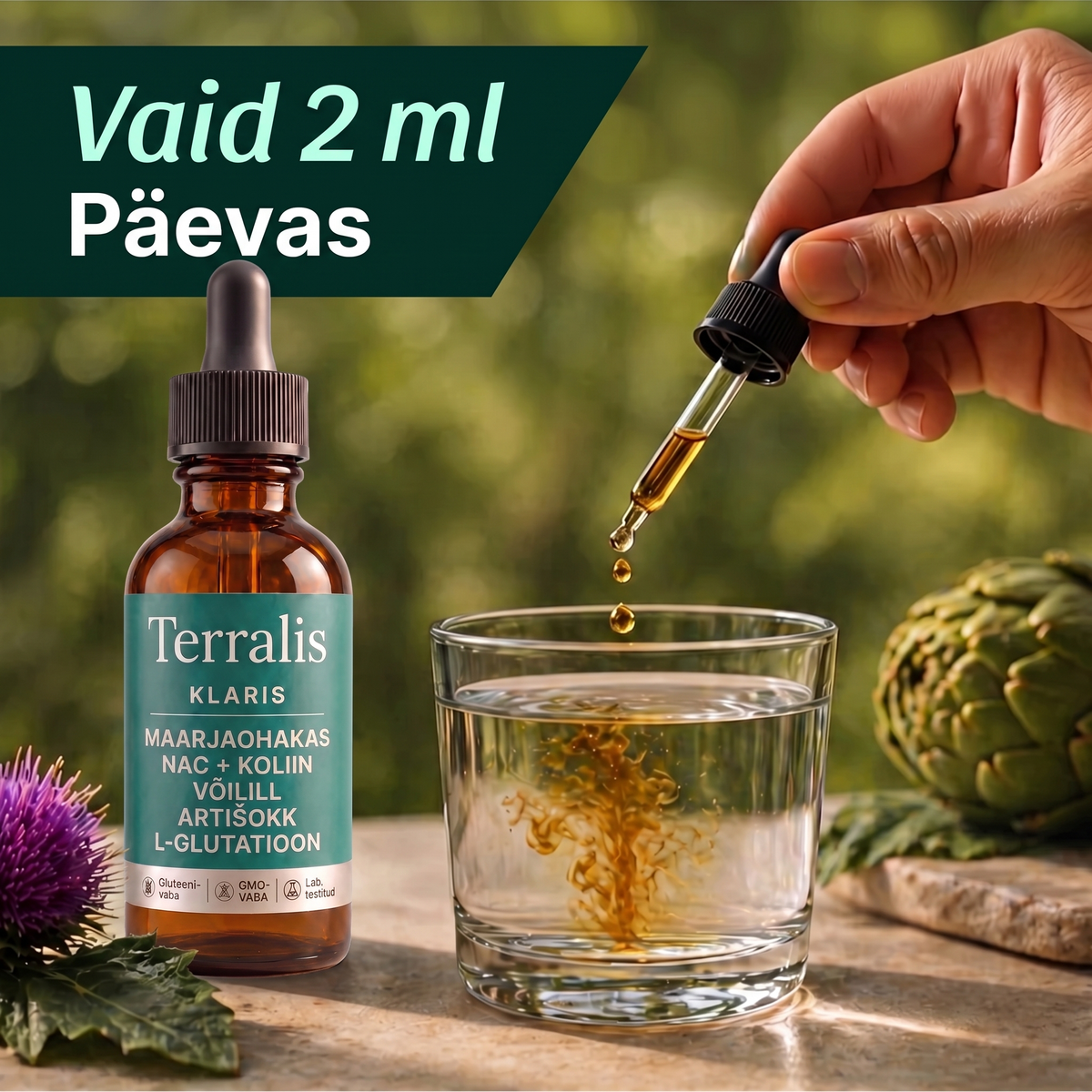 Klarise annustamine: vaid 2 ml päevas