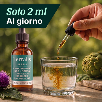 Dose di Klaris: solo 2 ml al giorno