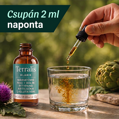 A Klaris adagolása: napi mindössze 2 ml