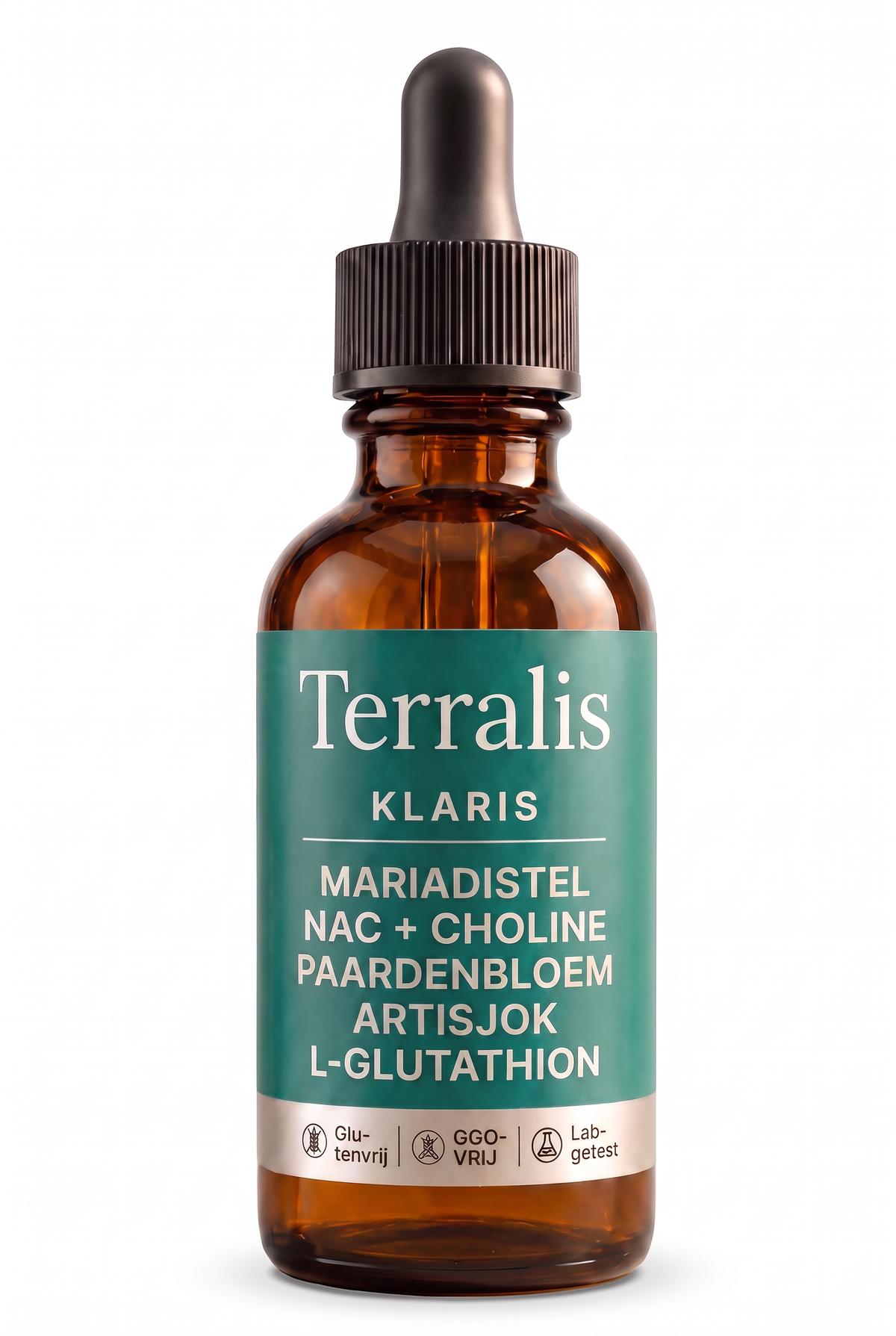 Packshot van het flesje Klaris