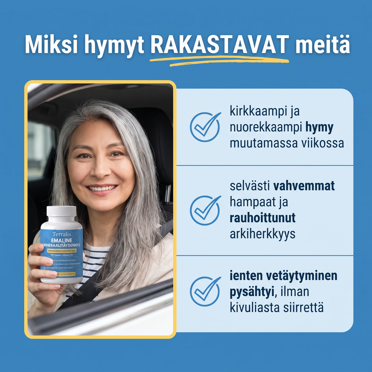 Miksi hymyt rakastavat Emalinea