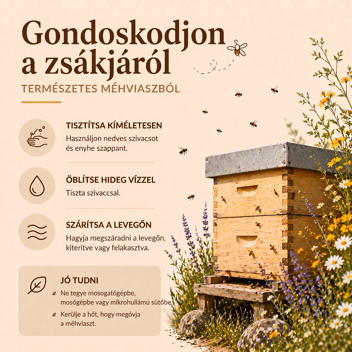 Gondoskodjon a Waxora kenyérzsákjáról