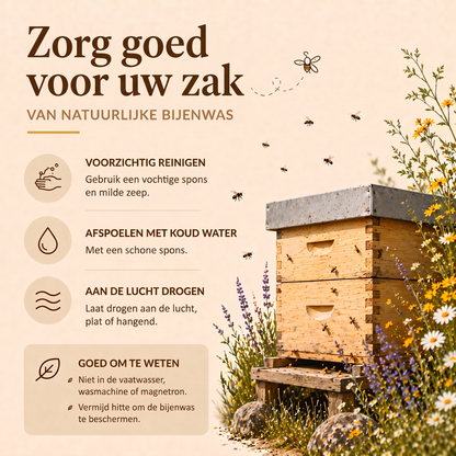 Zorg goed voor uw Waxora broodzak