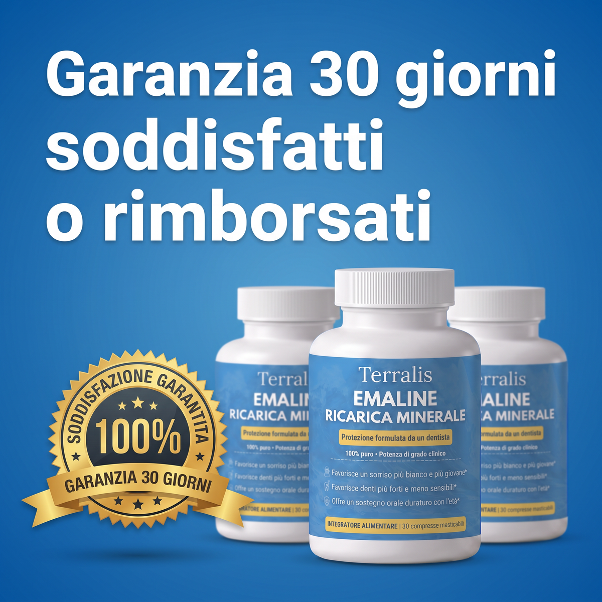 Garanzia soddisfatti o rimborsati 30 giorni di Emaline