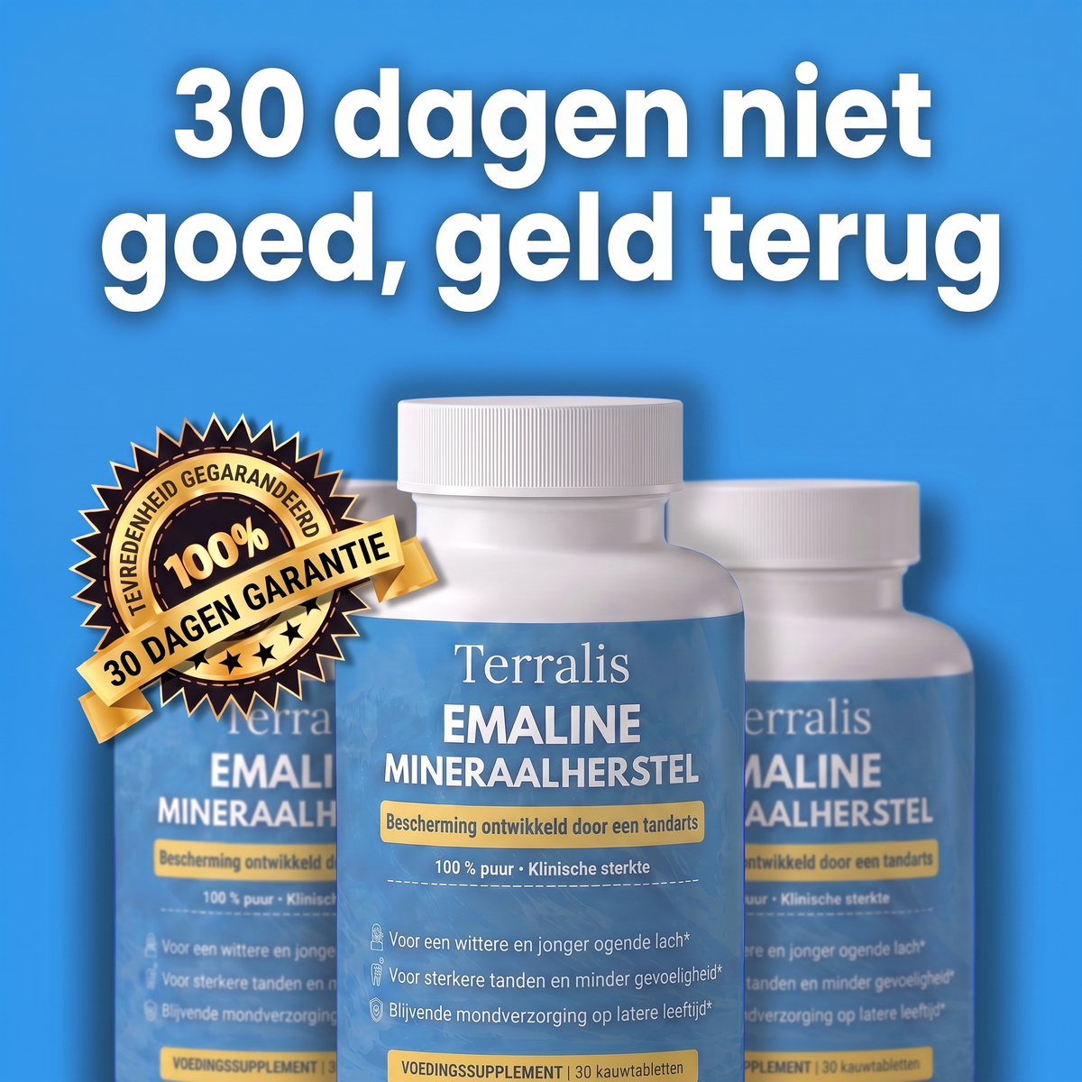 Niet-goed-geld-terug-garantie van 30 dagen van Emaline