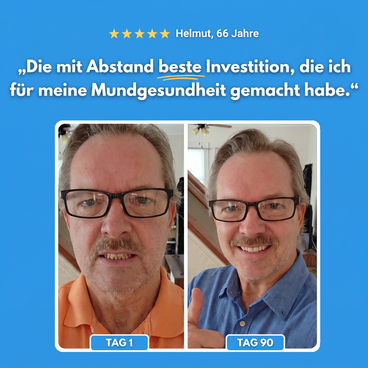 Erfahrungsbericht vorher und nachher eines Emaline Anwenders