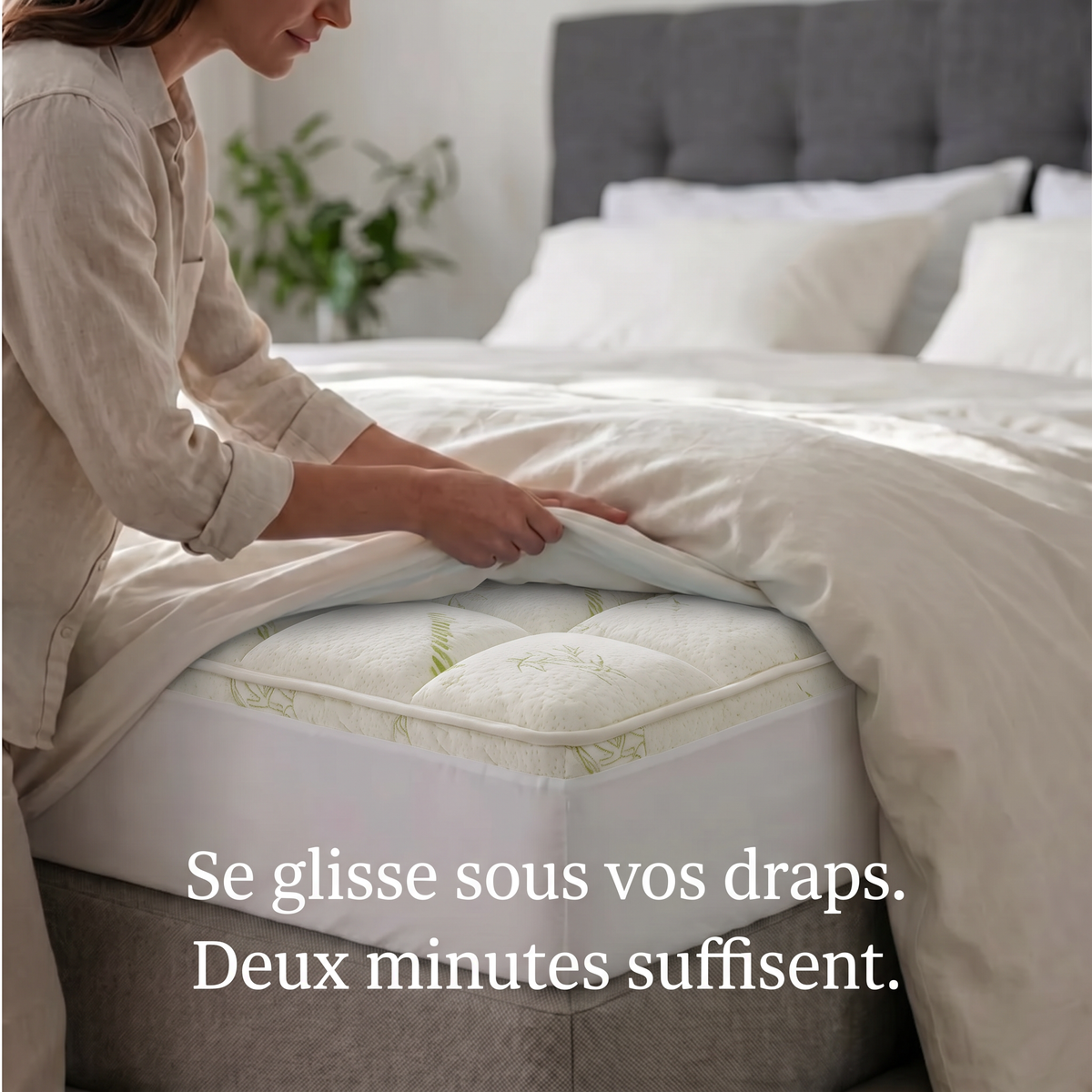 Le Kumora se glisse sous vos draps en quelques secondes
