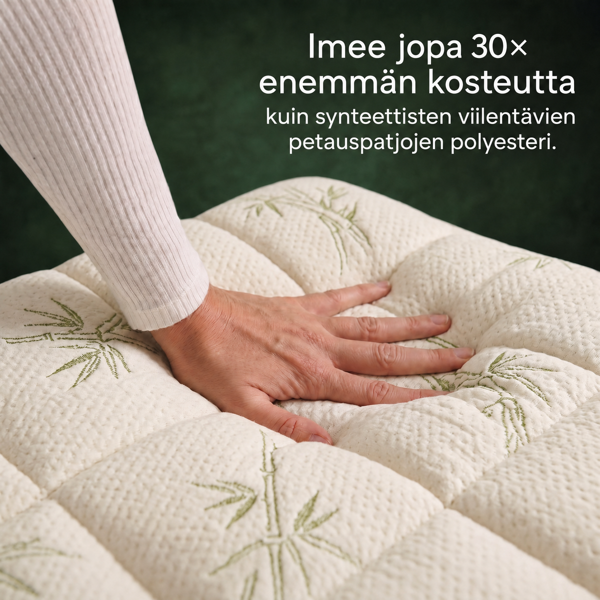 Kumora-sijauspatja lähikuvassa