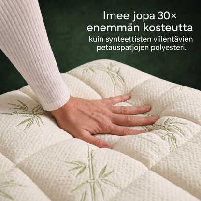 Kumora-sijauspatja lähikuvassa