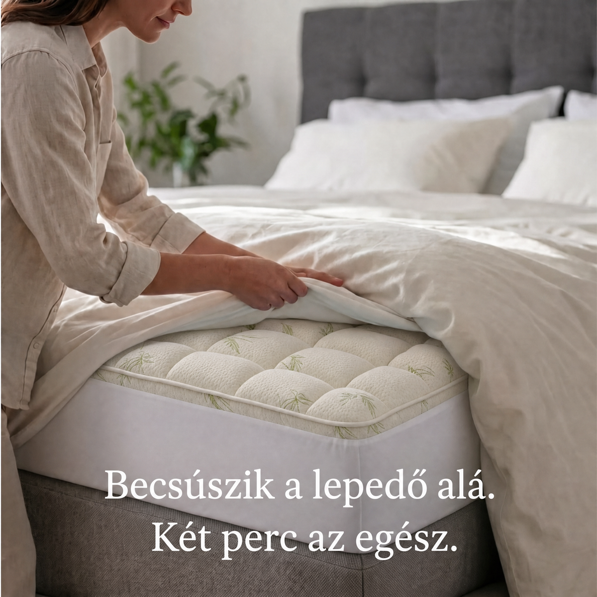 A Kumora másodpercek alatt becúszík a lepedő alá