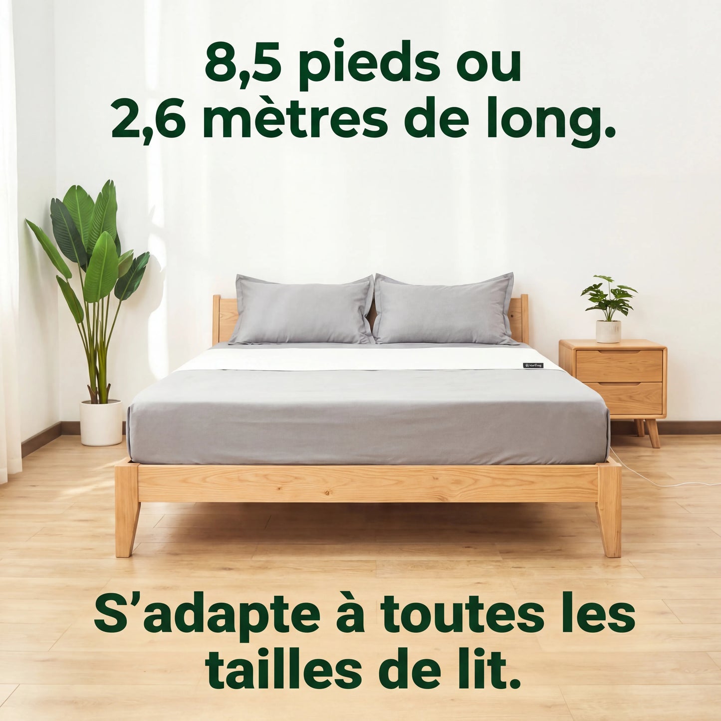 Drap d'Earthing Zéro-Volt™