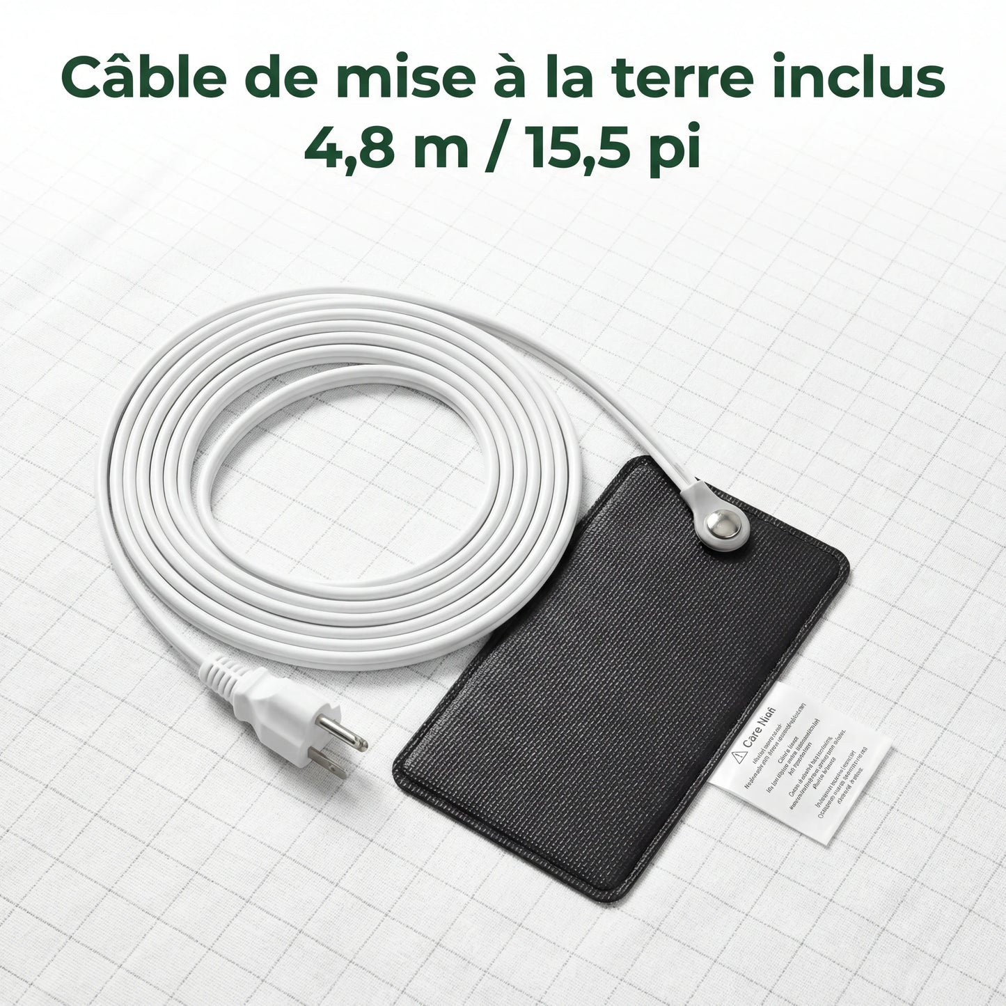 Drap d'Earthing Zéro-Volt™